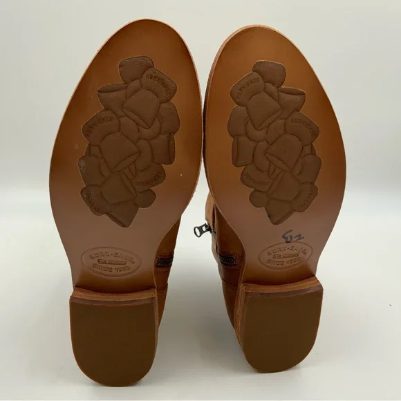 Kork-Ease Viki Women's Tan Leather Ankle Booties. Size 8. - Picture 10 of 10